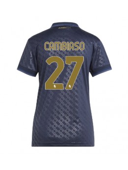 Juventus Andrea Cambiaso #27 Ausweichtrikot für Frauen 2024-25 Kurzarm